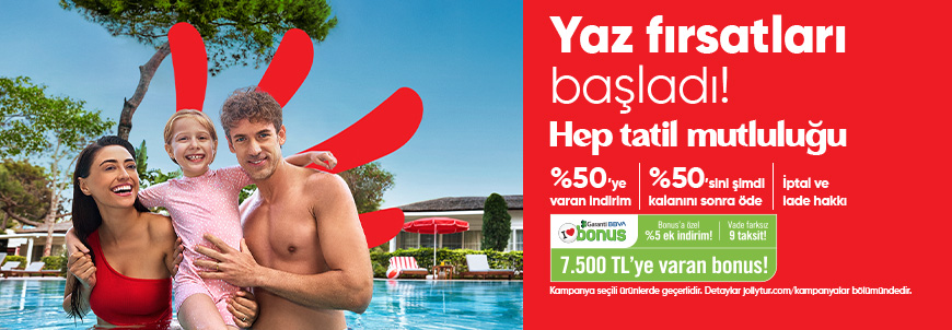 “Hep Tatil Mutluluğu” Bu Yaz da Jolly ile Devam Ediyor